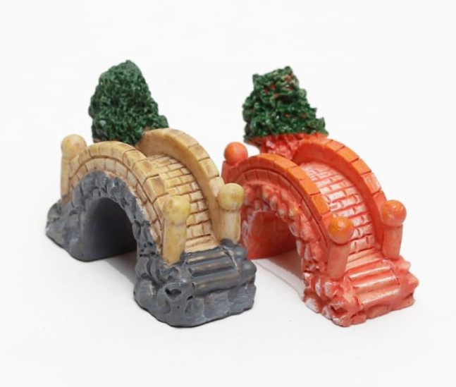 Set of 2 Miniature Bridge for Tray Gardening - Deczo
