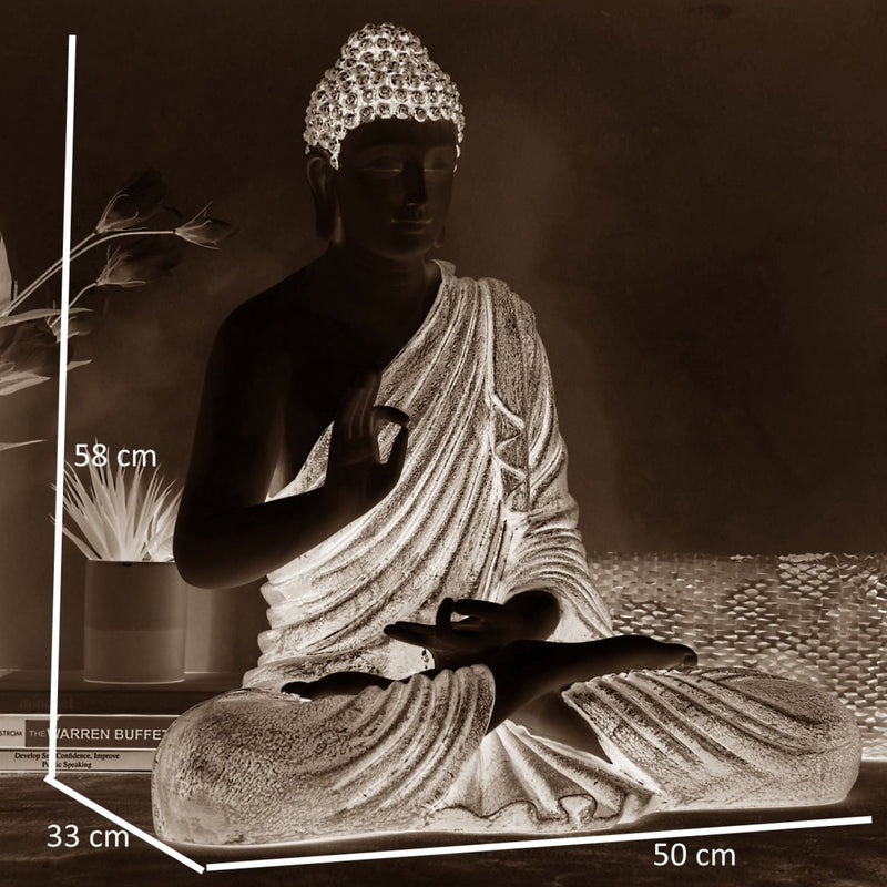 2 Feet Serene Blessing Buddha Idol- Copper Touch - Deczo