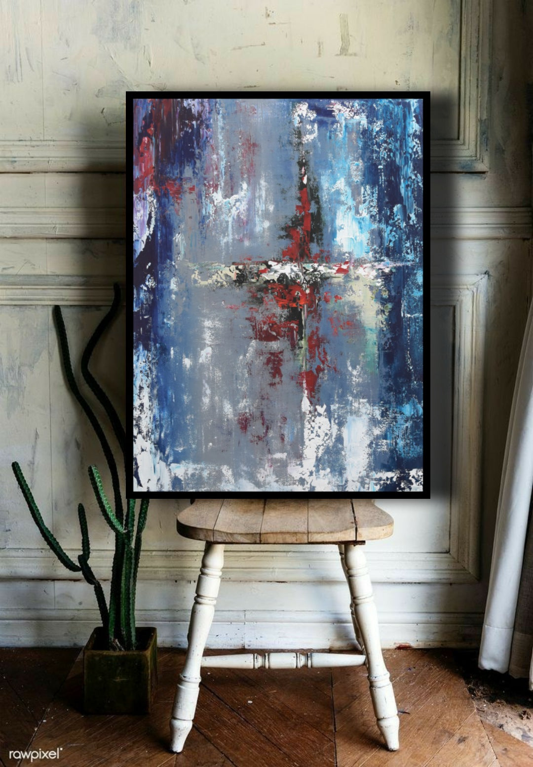 Pure Bliss Handmade Acrylic on Canvas Abstract Wall Painting - Deczo