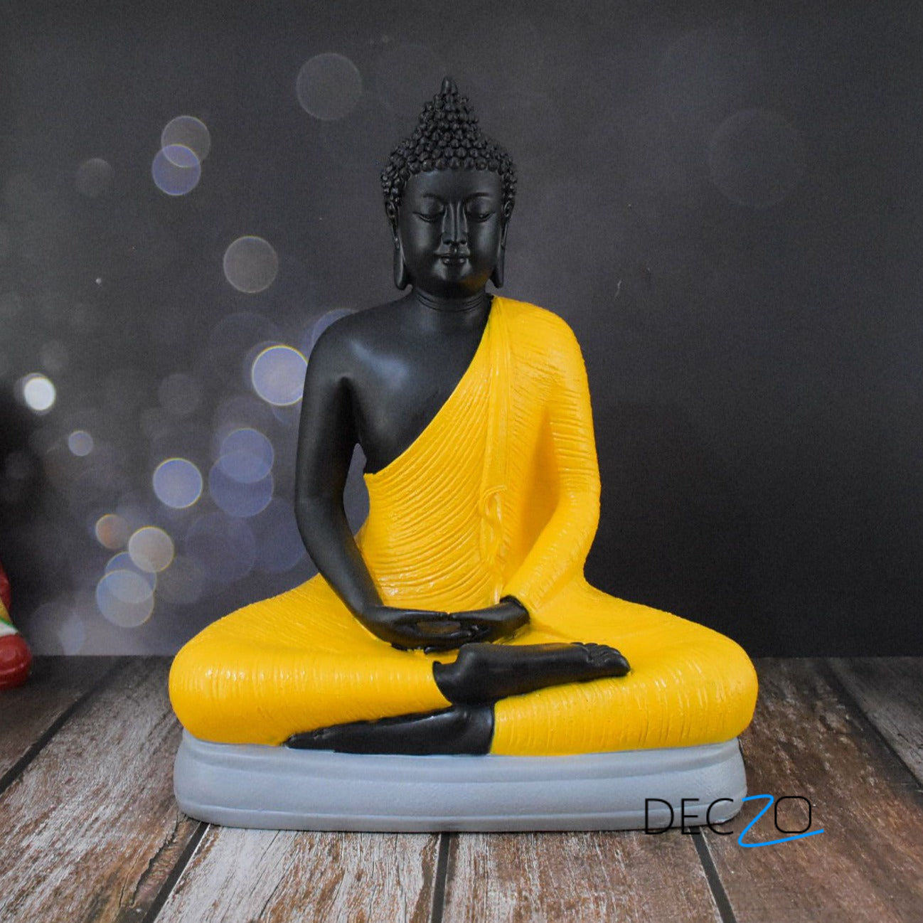 Divine Buddha in Dhyana Mudra : Yellow - Deczo