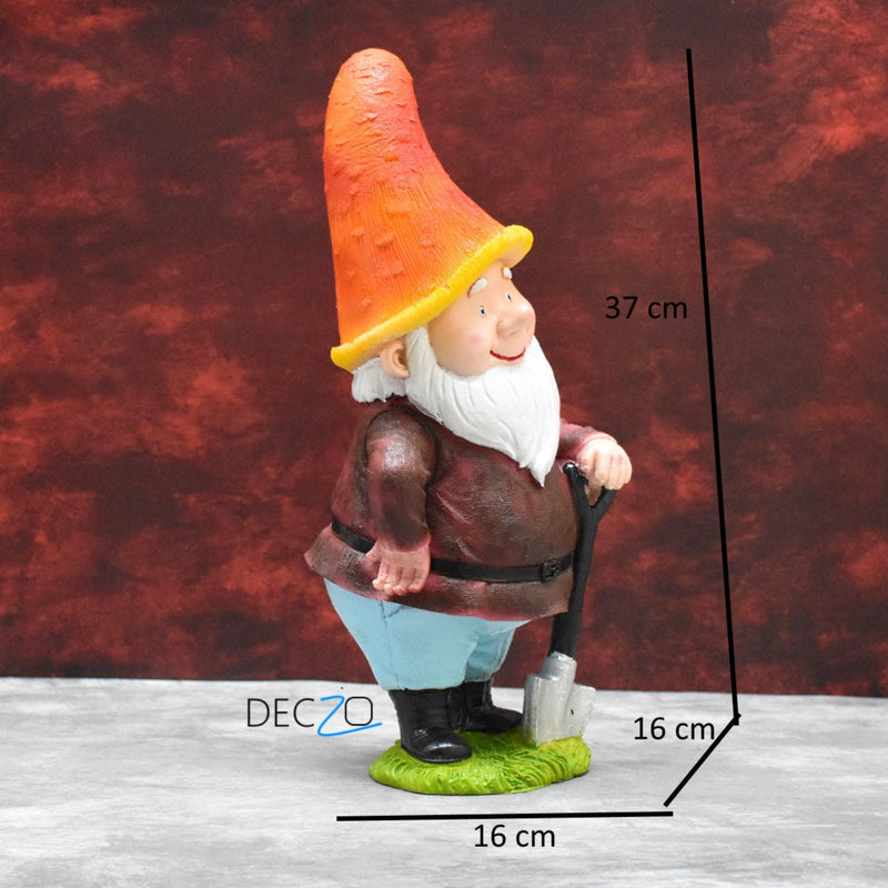 Dwarf  Standing with Axe Decorative Showpiece - Deczo