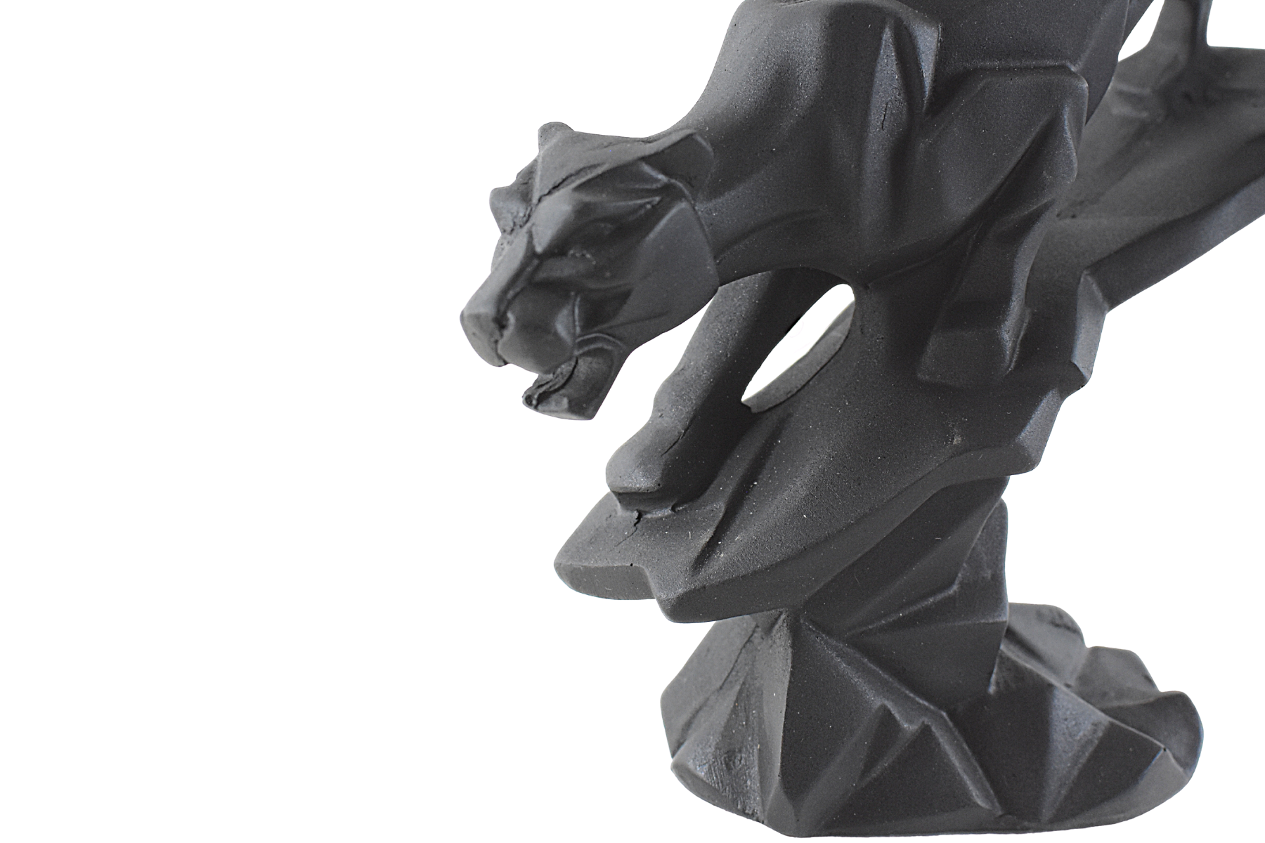 Roaring Black Panther on Tree Home Decor Showpiece - Deczo