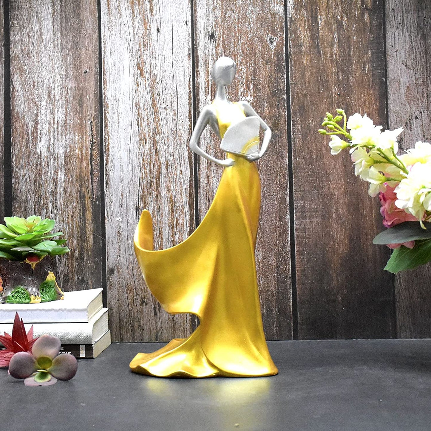 Luxury Lady wine bottle holder : Golden