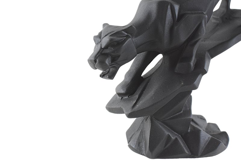 Roaring Black Panther on Tree Home Decor Showpiece - Deczo