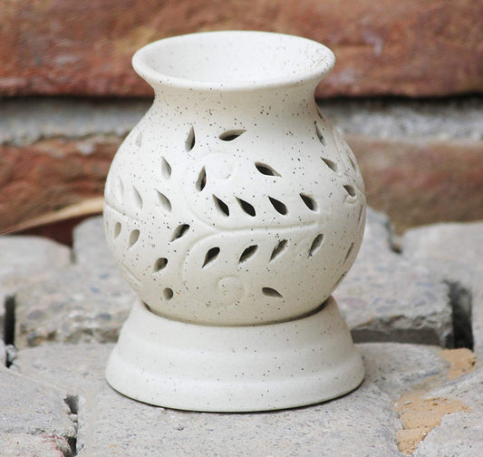 Ceramic DF2 Electrical Night Lamp With Aroma Wax/ Oil Burner - Deczo