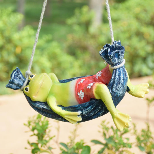 Lazy Frog Hanging Garden Decor - Deczo