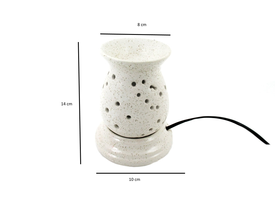 Ceramic DF2 Electrical Night Lamp With Aroma Wax/ Oil Burner - Deczo