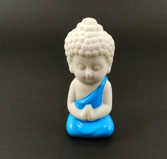 Miniature Buddha For Fairy Garden : Blue - Deczo