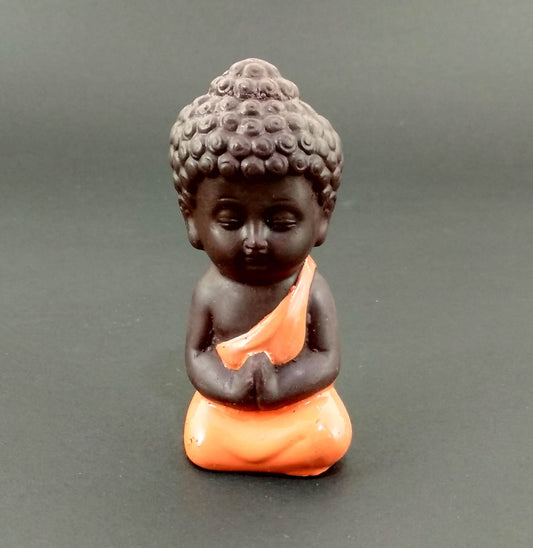 Miniature Buddha : Brown-Orange - Deczo