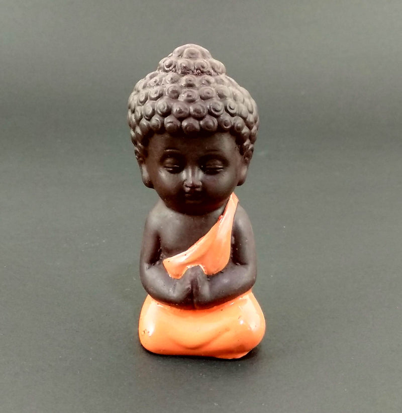 Miniature Buddha : Brown-Orange - Deczo