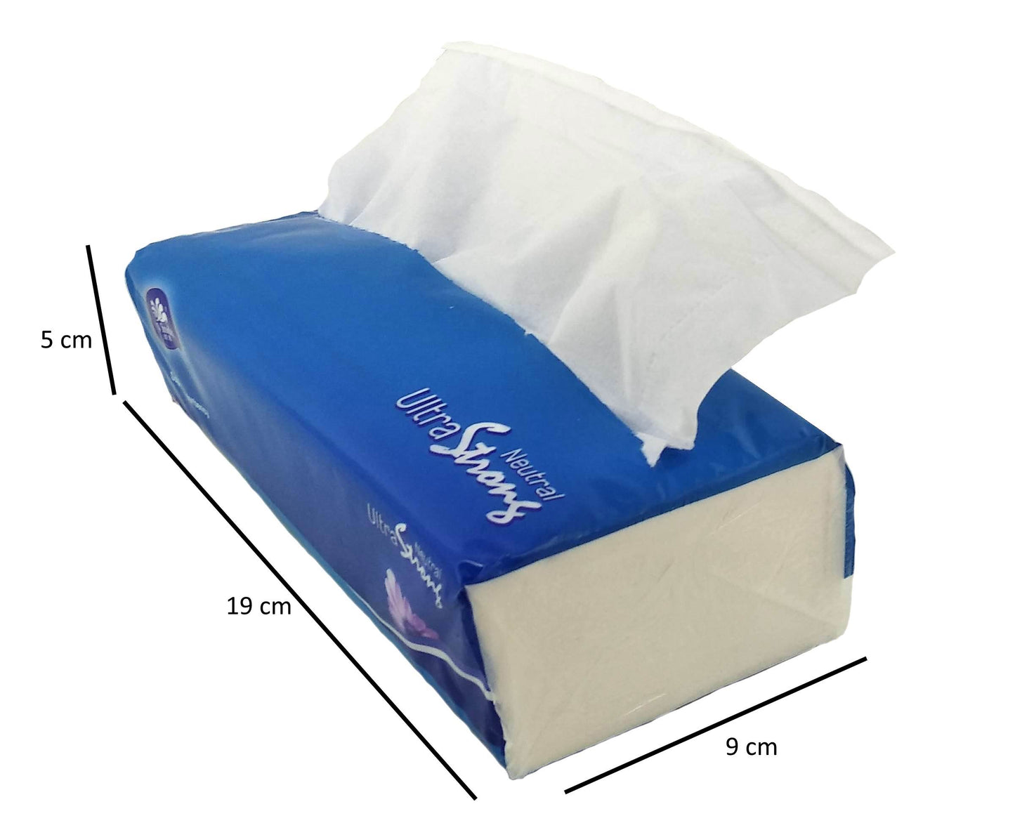 Pack of 400 Ultra Soft Vinda VC2225 Facial Tissue, 3 Ply, 100 Sheets Per Roll (Dry Type) - Deczo