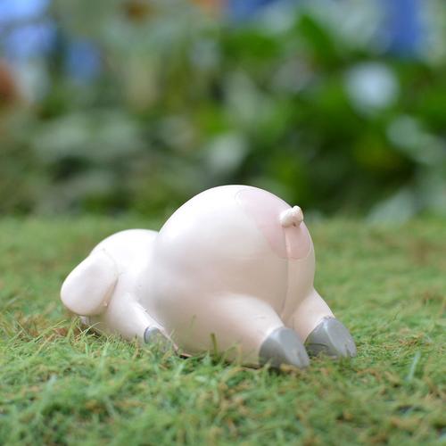 Miniature Cute Pig Sleeping Decor - Deczo