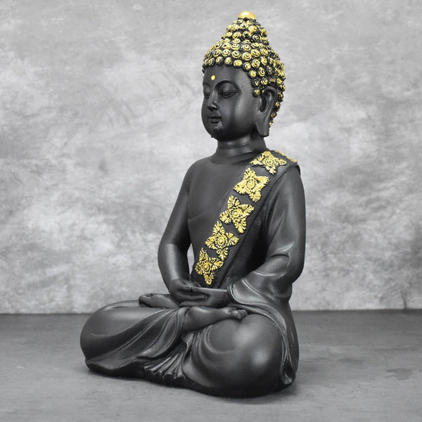Buddha in Deep Meditation : Black