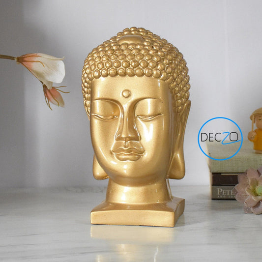 Gracious Buddha Face : New Golden