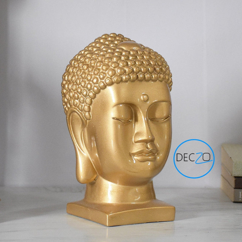 Gracious Buddha Face : New Golden