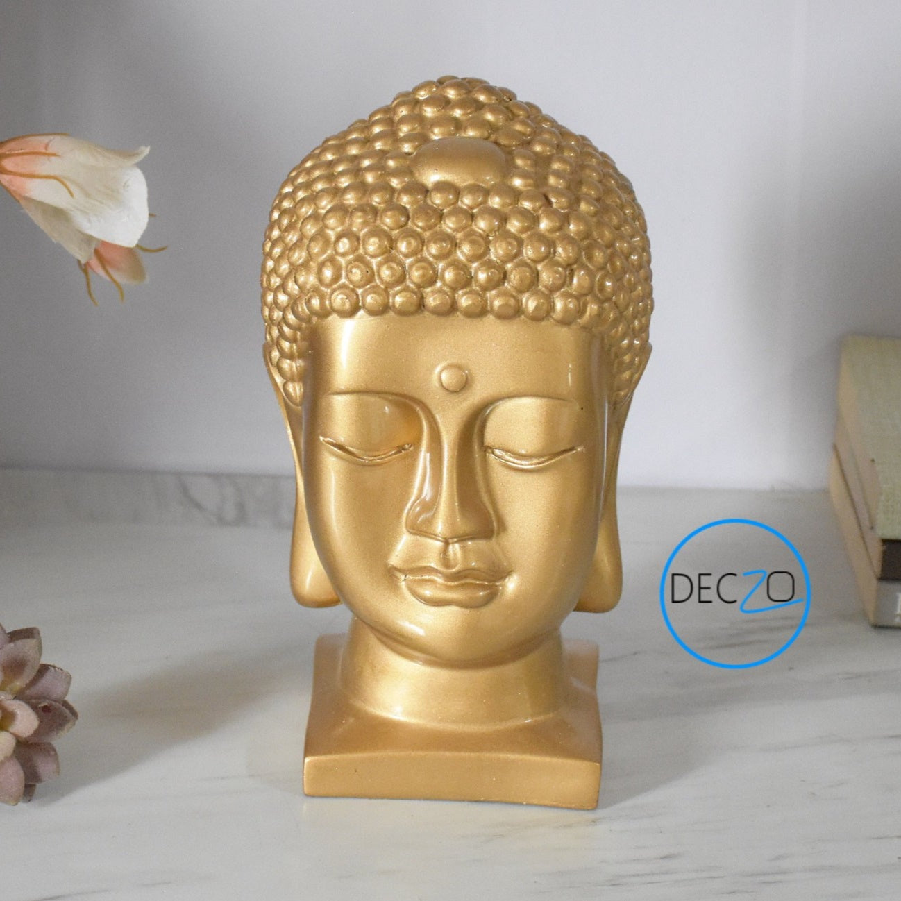 Gracious Buddha Face : New Golden