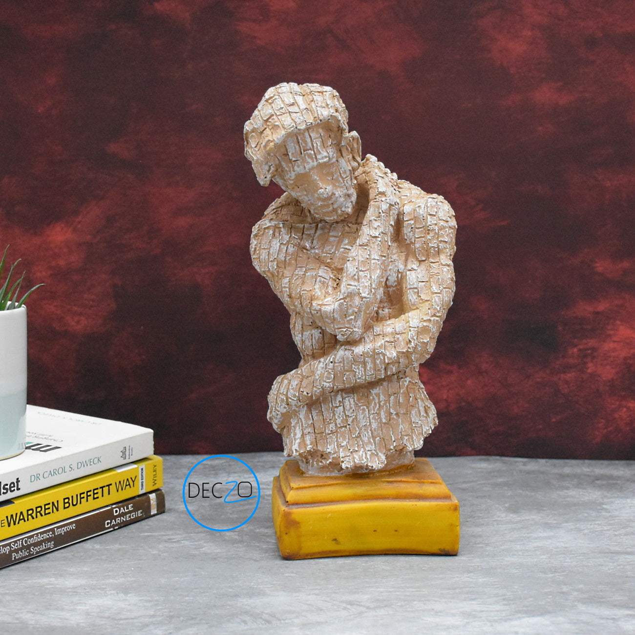 Set of 3 Modern Art Brick Man  for Table Decor, Gift