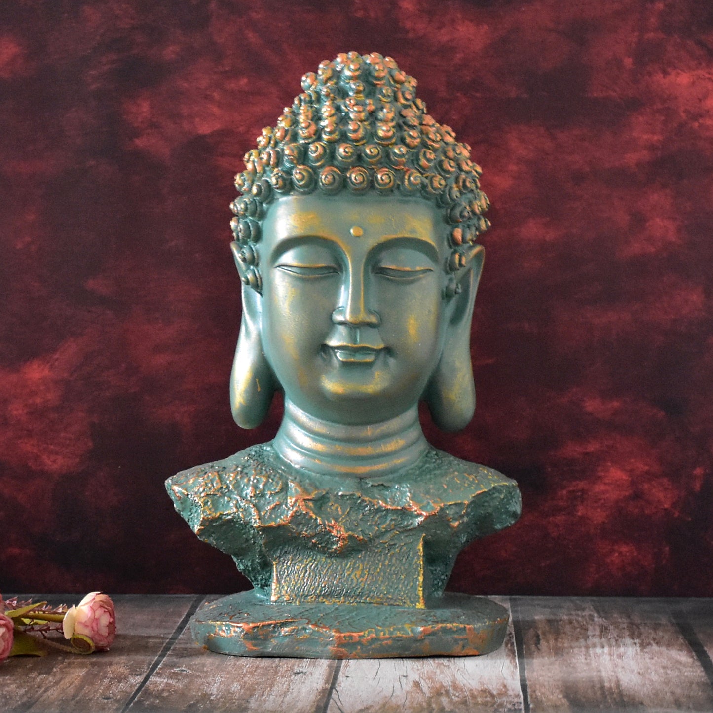The Amoghasiddhi Buddha Head Statue - Large