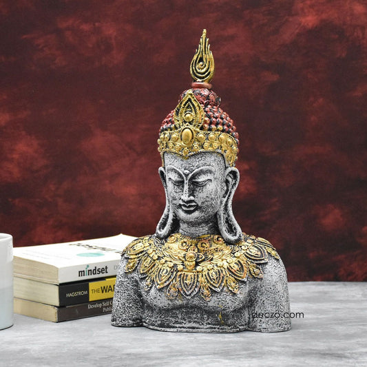 Antique Rustic Buddha in Thinking Position - Deczo