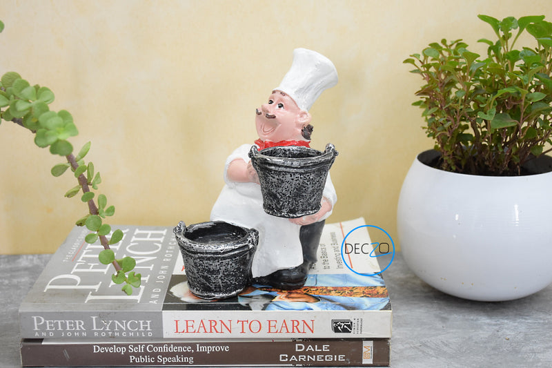 Laughing Chef Salt and Pepper Shaker Holder