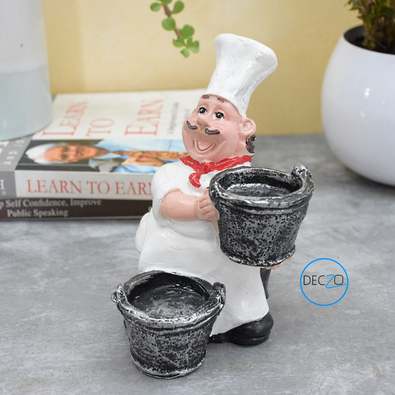 Laughing Chef Salt and Pepper Shaker Holder