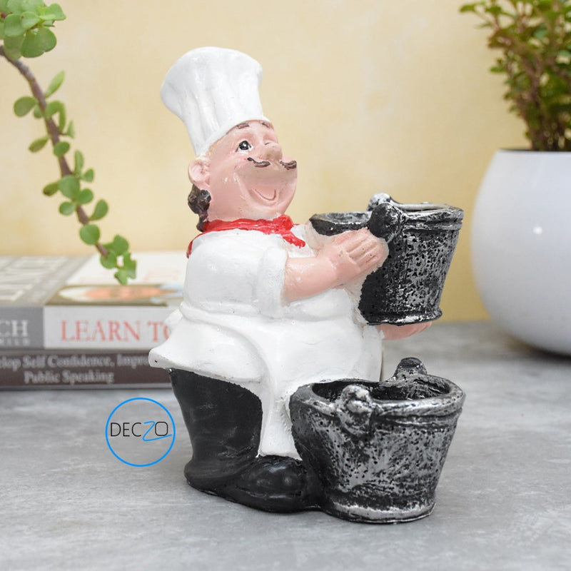 Laughing Chef Salt and Pepper Shaker Holder