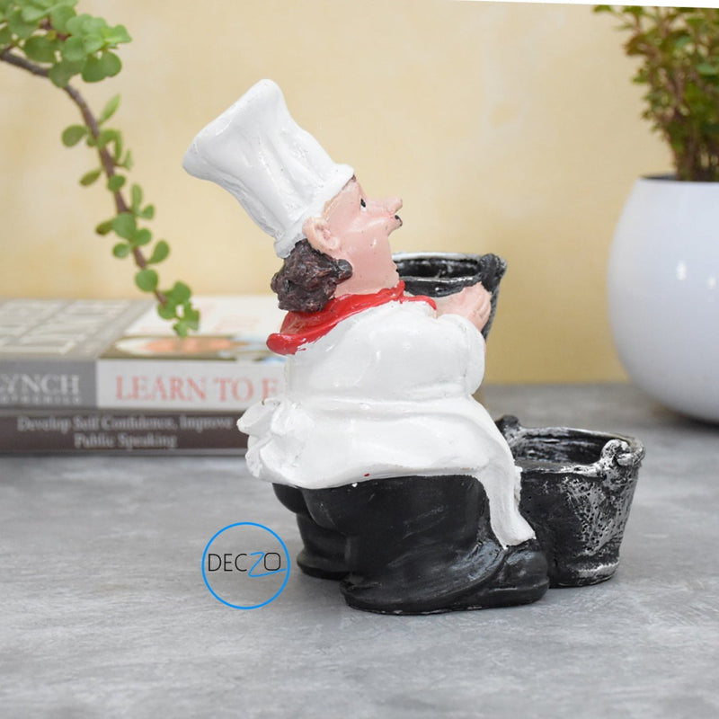 Laughing Chef Salt and Pepper Shaker Holder