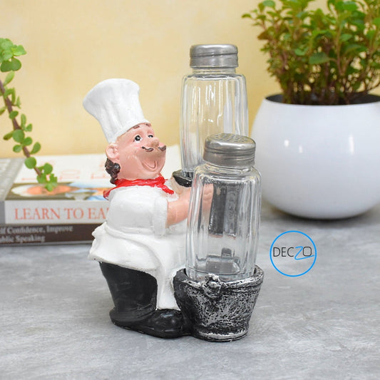 Laughing Chef Salt and Pepper Shaker Holder