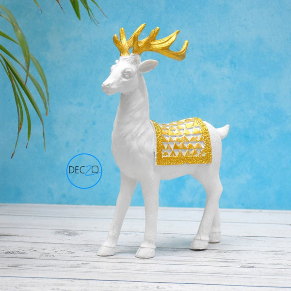 Standing Deer Showpiece For Home Decoration, Office Decor, Wedding, Gifts