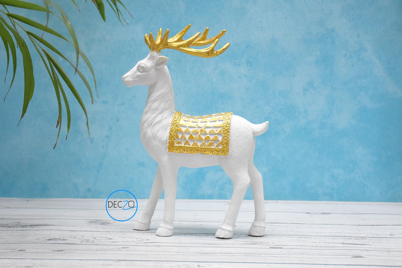 Deer Showpieces For Home Decoration, Office Decor, Wedding, Gifts (Pack Of 2)