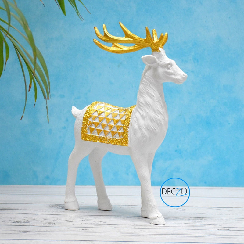 Standing Deer Showpiece For Home Decoration, Office Decor, Wedding, Gifts