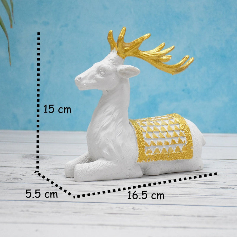 Standing Deer Showpiece For Home Decoration, Office Decor, Wedding, Gifts