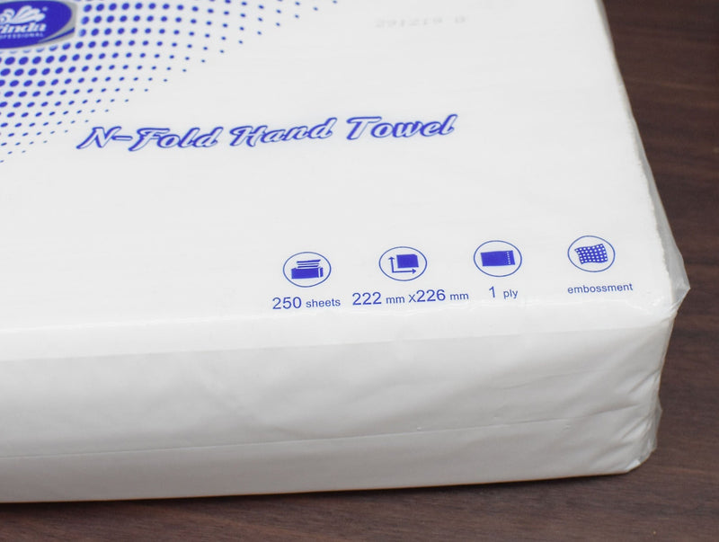 N-Fold Premium Hand Towel : 500 Sheets - Deczo