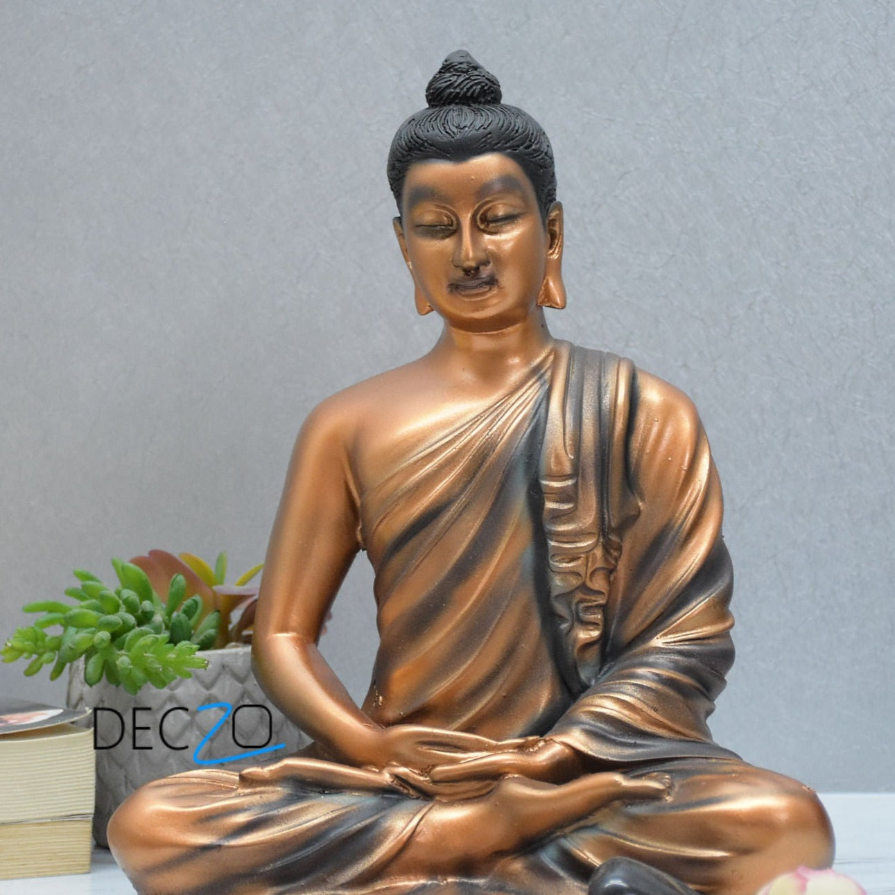 Gracious Yogi Sitting Buddha :  Copper - Deczo