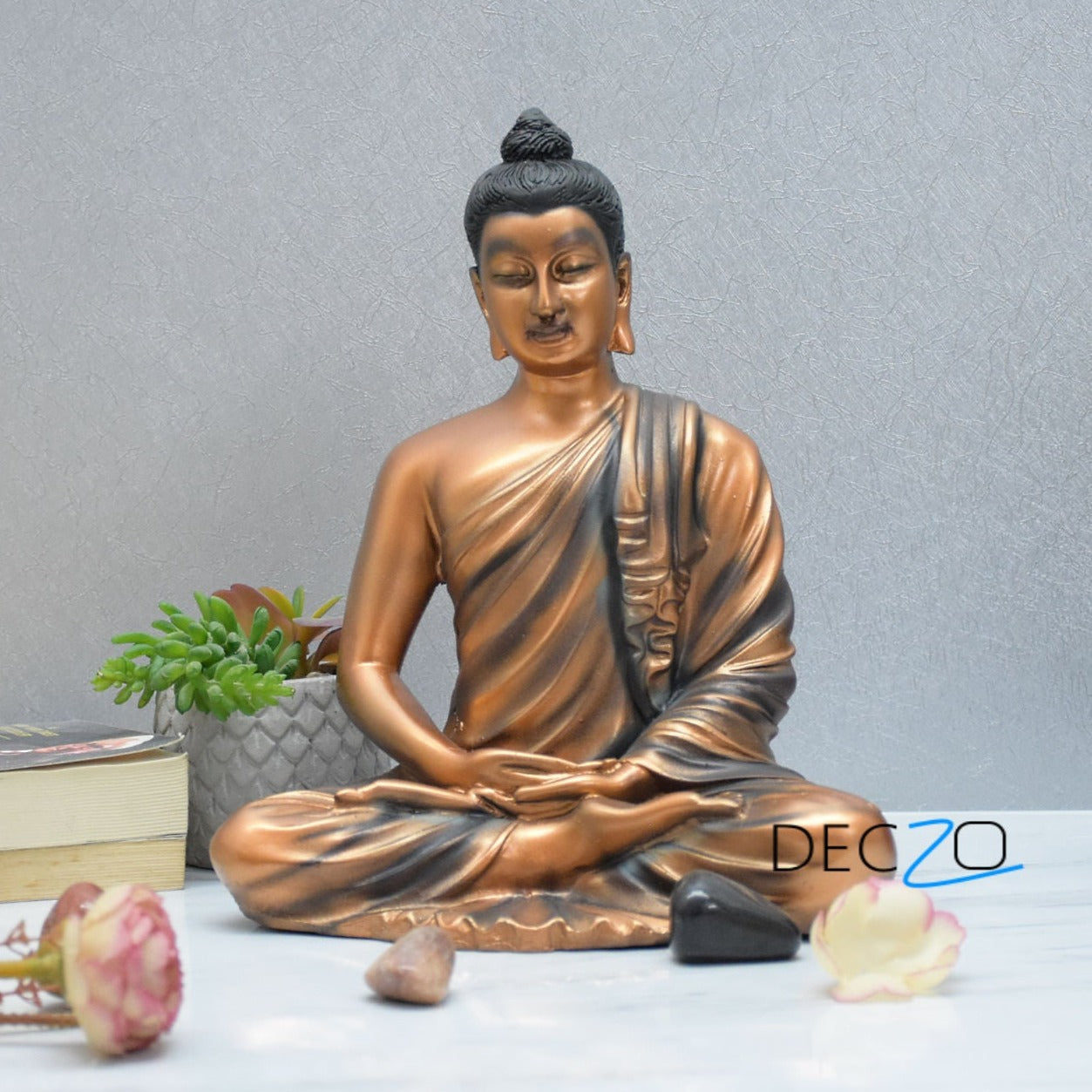 Gracious Yogi Sitting Buddha :  Copper - Deczo