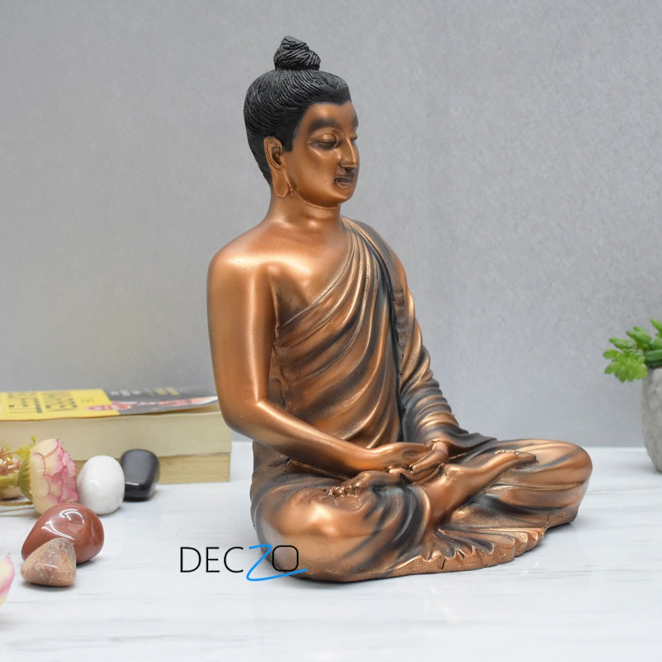 Gracious Yogi Sitting Buddha :  Copper - Deczo