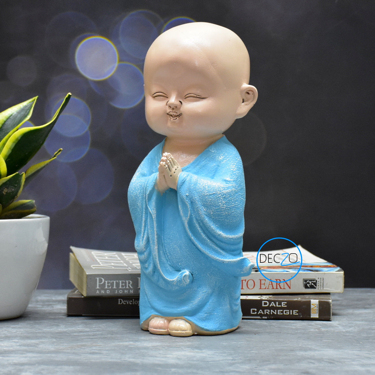Namaste Buddha Monk : Blue