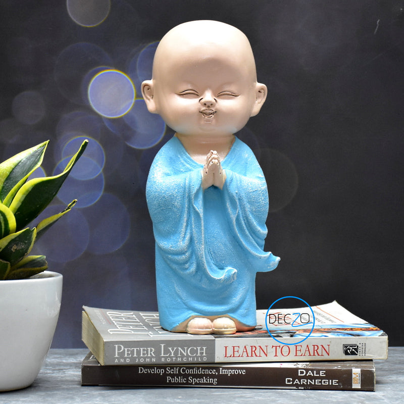 Namaste Buddha Monk : Blue
