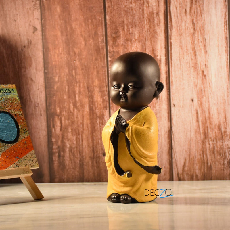 Namaste Buddha Monk : Yellow - Deczo