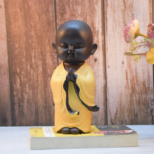Namaste Buddha Monk : Yellow - Deczo
