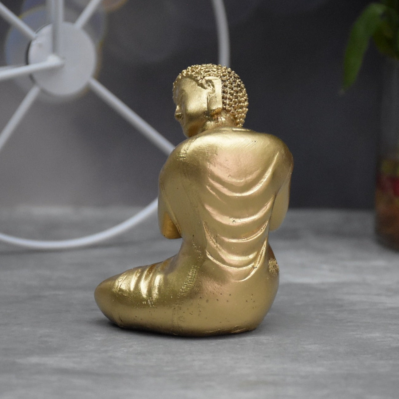 Head Resting Buddha Figurine for Spiritual , Gift , Table Decor (9x6.5x6.5 CM)