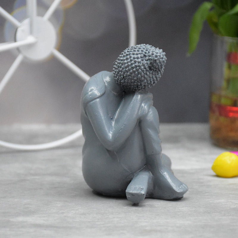 Head Resting Buddha for Spiritual , Gift , Table Decor (9x6.5x6.5 CM)