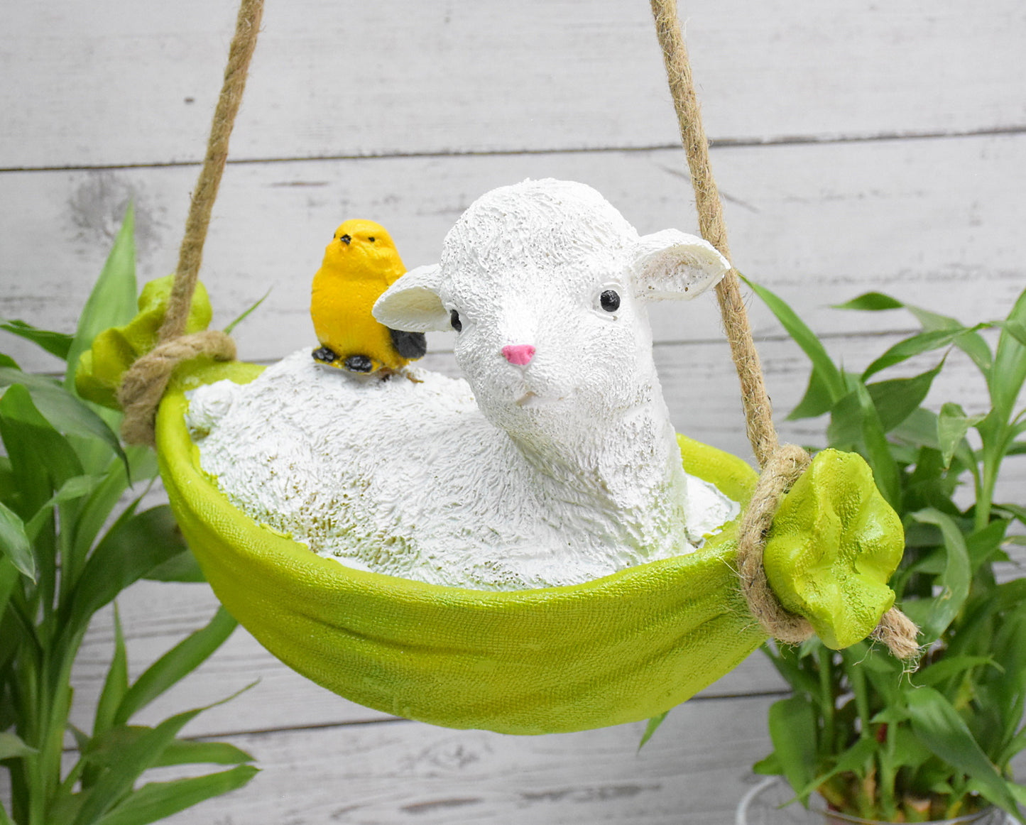 Cute Sheep Hanging Garden Decor