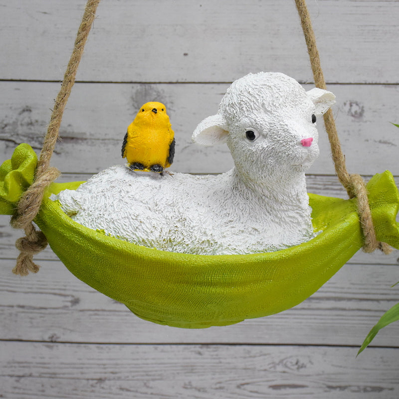 Cute Sheep Hanging Garden Decor