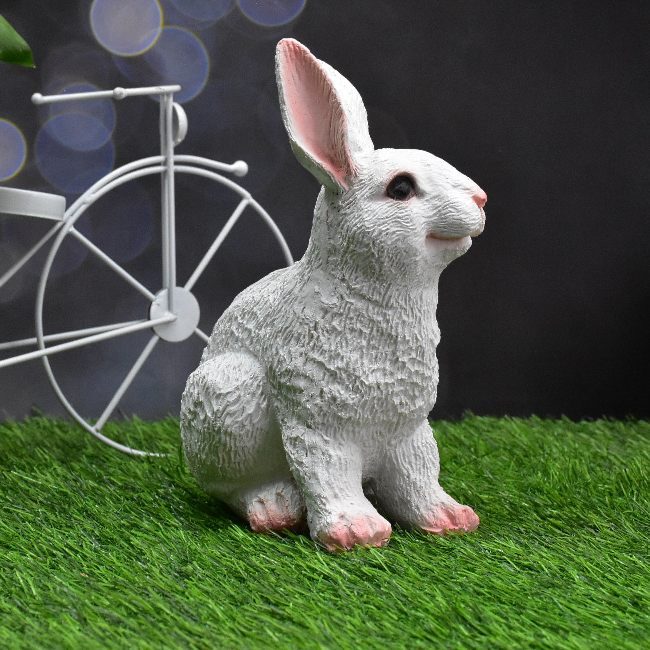 Rabbit Statue Perfect for Garden Decoration, Indoor, Gifting (23 x 12 x 17 CM)
