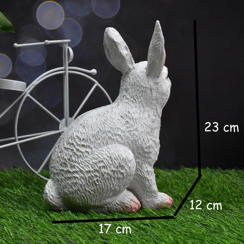 Rabbit Statue Perfect for Garden Decoration, Indoor, Gifting (23 x 12 x 17 CM)