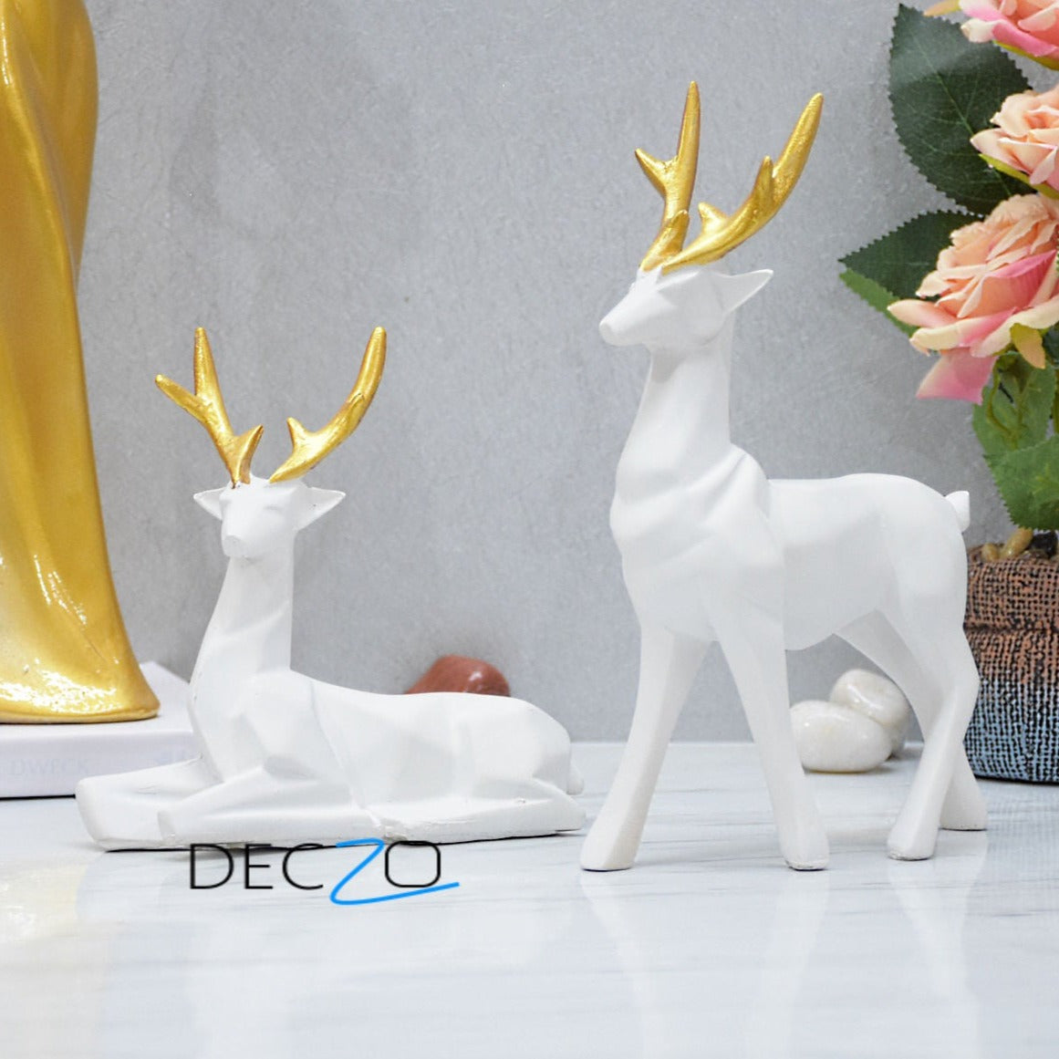 Geometric Deer Pair - Deczo
