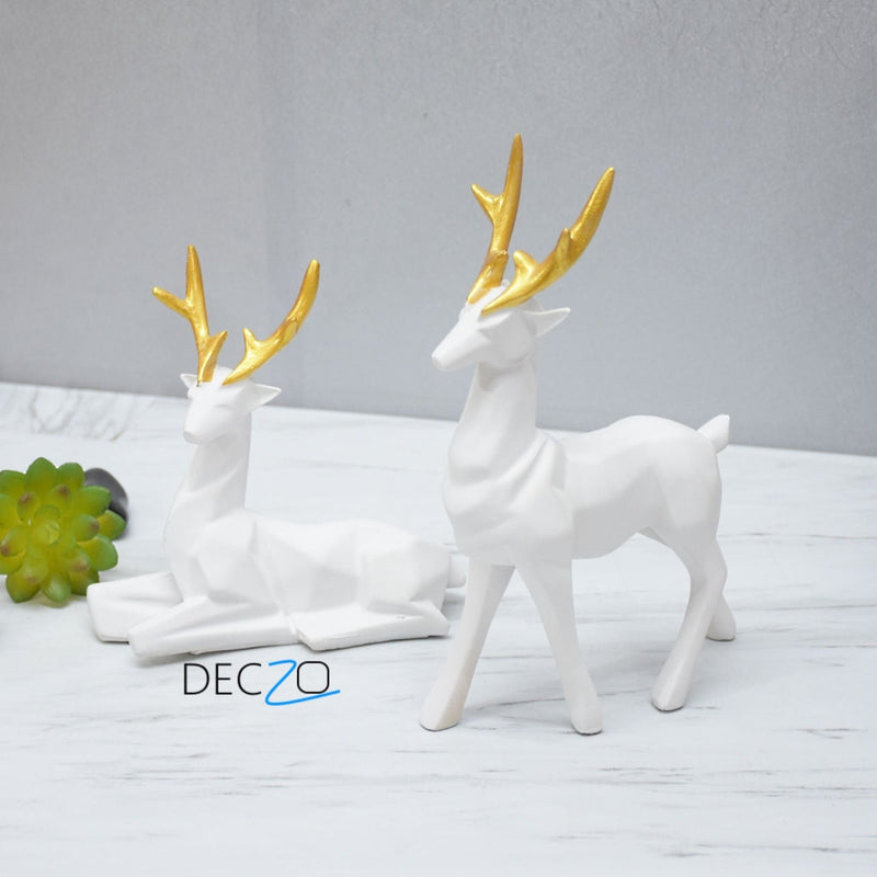 Geometric Deer Pair - Deczo