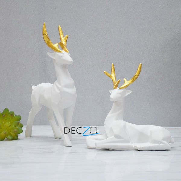 Geometric Deer Pair - Deczo