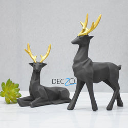 Geometric Deer Pair - Deczo
